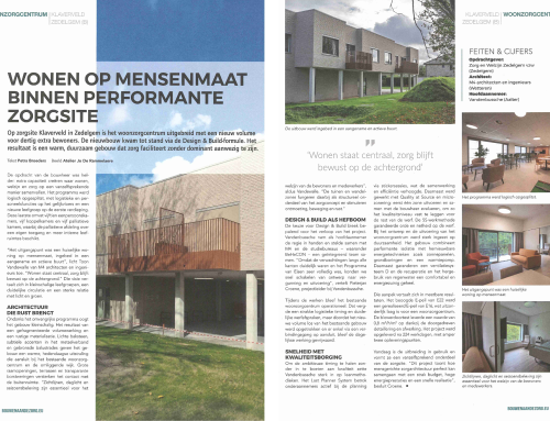 Uitbreiding zorgsite Klaverveld in de kijker in Bouwen aan de Zorg